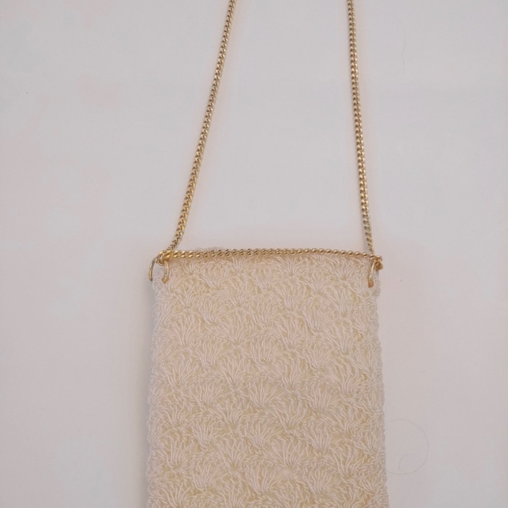 Gorgeous Vintage Beaded Pearled Evening Bag 1950 - Picture 5 of 5
